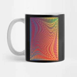 Optical-Illusion-Abstract-Reddish-Pattern-ShirtyShirto Mug